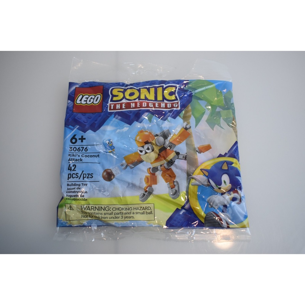 Lego 30676 Sonic the Hedgehog Kiki's Coconut Attack Polybag 42 pcs Sealed!